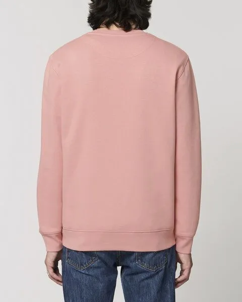 Human Family Human Family Bio Unisex Rundhals-Sweatshirt - "HMN FMLY", Altrosa (rose), – Produktbild 4 von 4