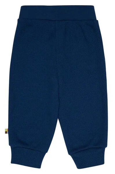 loud + proud loud + proud Babys & Kinder Hose Waffel, GOTS-zertifiziert, Ultramarin(blau), – Produktbild 2 von 2