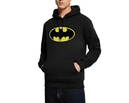 Spreadshirt Hoodie DC Comics Batman Original Logo Herren Premium Hoodie (1-tlg) Normaler Schnitt für optimale Passform – Produktbild 1 von 1