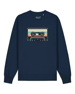 watapparel watapparel Sweatshirt Unisex Retro Kassette – Produktbild 1 von 1