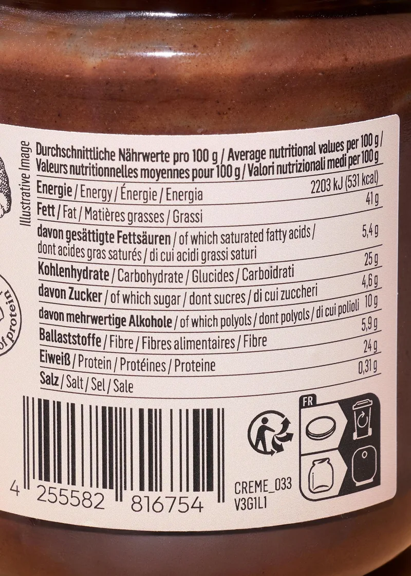 KoRo Vegane Proteincreme Haselnuss Kakao 200 g – Produktbild 5 von 5