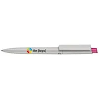 RITTER CARES RITTER CARES Kugelschreiber 'Crest Recycled' grau/magenta – Produktbild 1 von 1