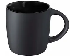 Keramiktasse "ENNIA" mattschwarz/schwarz – Produktbild 1 von 1