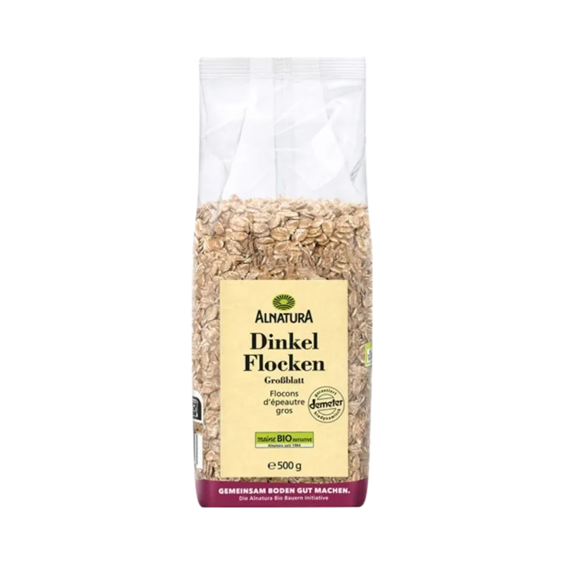 Alnatura Alnatura Bio Dinkelflocken Großblatt, 500g – Produktbild 1 von 1
