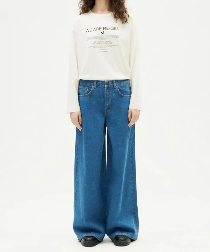 thinking mu Jeanshose Wide Leg Modell: Hedda, Denim, – Produktbild 1 von 1