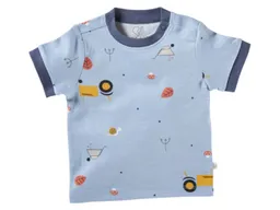 HANS NATUR Baby T-Shirt Bio-Baumwolle Garten blau Gr.74/80 – Produktbild 1 von 1