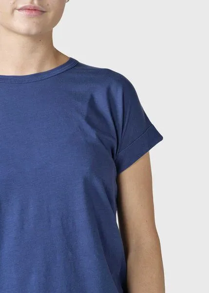 Klitmøller Collective Klitmøller Collective Basic T-Shirt Sigrid tee, Ocean, – Produktbild 3 von 4