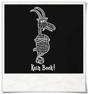 Picopoc Picopoc Kein Bock ! T-Shirt, Schwarz, – Produktbild 2 von 3