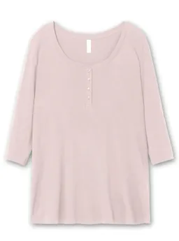 sheego 3/4-Arm-Shirt hellrosé – Produktbild 1 von 1
