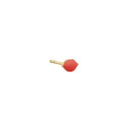 Design Letters Kiss Enamel Ohrstecker (1 pcs) – Produktbild 1 von 1
