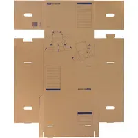 Elba Elba Systemcontainer 'tric system' mit Deckel, DIN A4, Naturbraun, – Produktbild 3 von 3