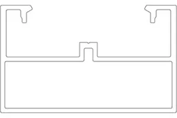 woodstore24 Twinson Alu-Trägerprofil, 30 (H) x 50 mm (B) in 6 m – Produktbild 1 von 1
