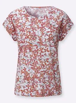 Witt Rundhalsshirt papaya-eucalyptus-bedruckt – Produktbild 1 von 1