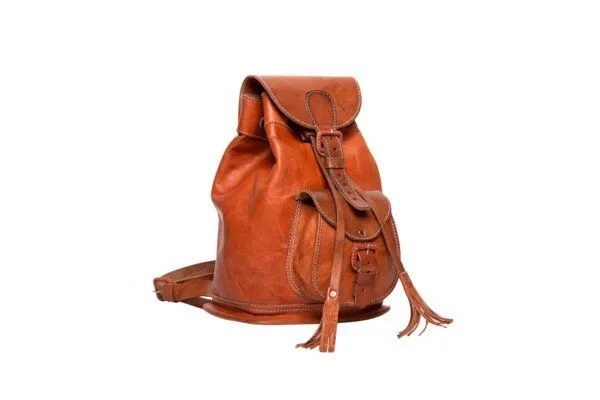 hecho. hecho. Lederrucksack "Carla“ – Produktbild 2 von 2