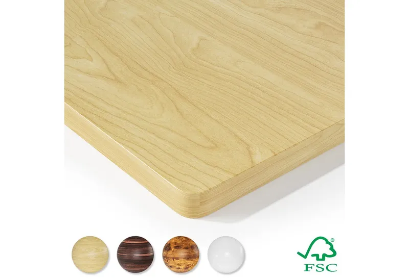 HOMALL Schreibtisch Höhenverstellbarer Elektrisch mit 25mm starker einteiliger Tischplatte (25 mm dicke, nahtlose, monolithische Tischplatten Keine gespleilten Platten Vielseitig und hochwertig Erinnerung bei langerem Stehen), Beige, – Produktbild 4 von 5