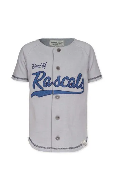 Band of Rascals Band of Rascals Baseball - Cooles Jungen Shirt Kurzarm aus 100% Bio-Baumwolle, Grau, – Produktbild 1 von 3