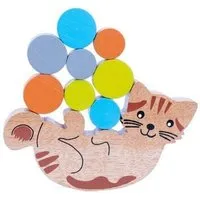 El Puente El Puente Spielset "Balancierende Katze" | Fair Trade & Handmade aus Sri Lanka – Produktbild 1 von 1