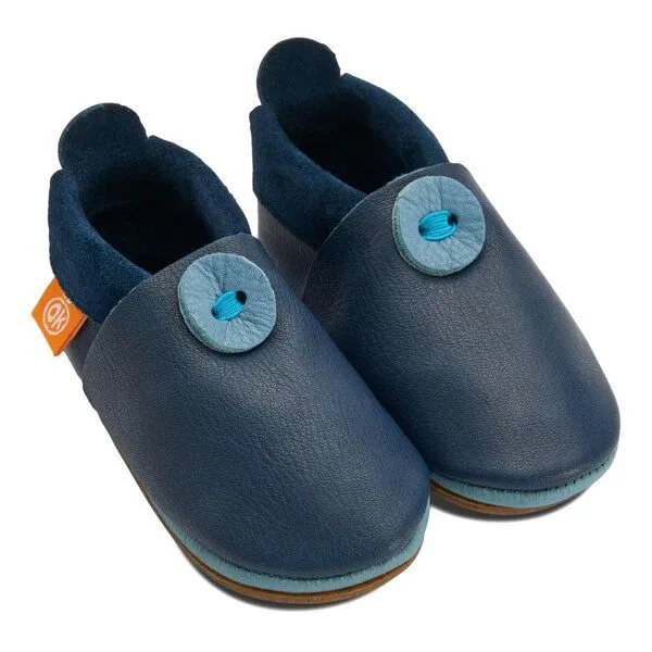 Orangenkinder Orangenkinder® "AMIGO" Barfuss- und Lauflernschuhe, Blau, – Produktbild 1 von 4