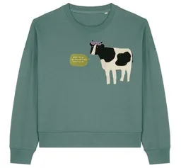 Kultgut Kultgut Artdesign - Biofair- Pulloversweater im Boxistyle / Non-dairy milk – Produktbild 1 von 1