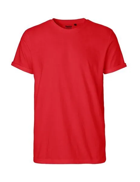 Neutral® - 3FREUNDE Neutral® - 3FREUNDE Männer T-Shirt Roll-Up, Rot, – Produktbild 1 von 4