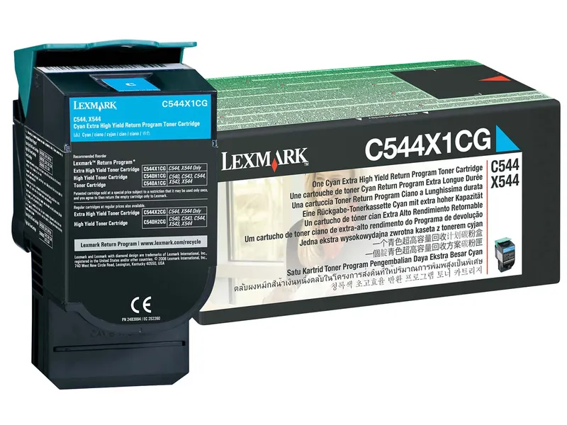 Lexmark Lexmark Druckkassette C544X1CG cyan – Produktbild 1 von 1