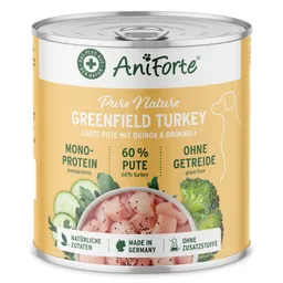 AniForte AniForte Nassfutter GreenfieldTurkey Pute 6x800 g – Produktbild 1 von 1