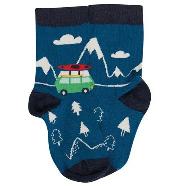 Frugi Frugi Socken Indigo Husky 3 Pack - Rock my Socks – Produktbild 3 von 3