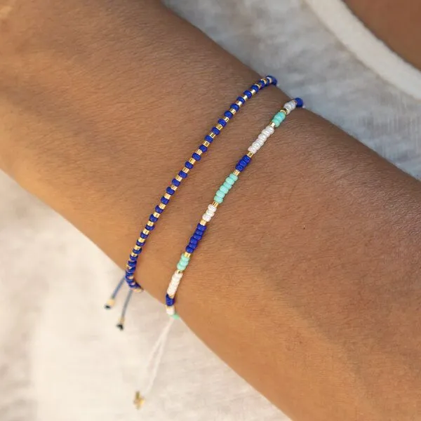 juni juni Blaues Armband-Set "Thalassa" – Produktbild 2 von 4