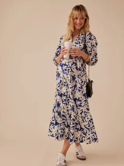 Envie De Fraise Langes Boho-Kleid für Schwangerschaft & Stillzeit ENVIE DE FRAISE – Produktbild 1 von 1