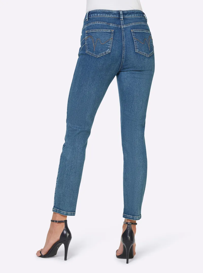 heine 7/8-Jeans, Dark blue, – Produktbild 2 von 3