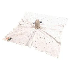 Pat und Patty Pat und Patty Personalisertes Schmusetuch/ Schnuffeltuch, Greifling „Schaf“ 100 % Baumwolle-kbA – Produktbild 2 von 3