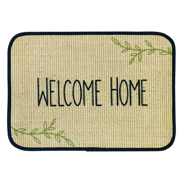 4betterdays 4betterdays Fußmatte | 'Welcome home' | 45 x 90 cm | Sisal | Naturlatex – Produktbild 1 von 4