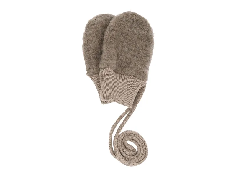 Maximo Maximo Baby Handschuhe Bio-Schurwolle Fleece braun-meliert (3 Mon.), Braun, – Produktbild 2 von 2