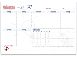 Staufen Staufen Wochenplaner aus Recyclingpapier DIN A4 quer, 52 Blatt, 90 g/m² – Produktbild 1 von 1