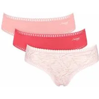 Sloggi Sloggi 3er Pack GO Crush Hipster Slip Bio-Baumwolle, Rot, – Produktbild 1 von 1