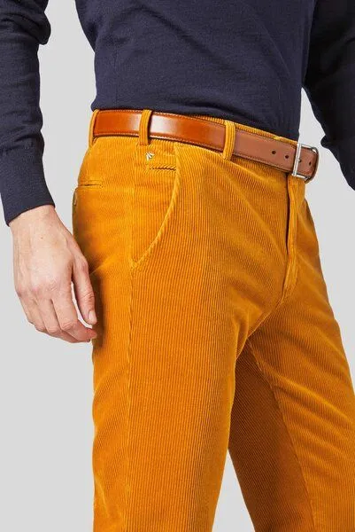 Meyer MEYER Superstretch Premium Cord Chino, Beige (kürbis), – Produktbild 4 von 4