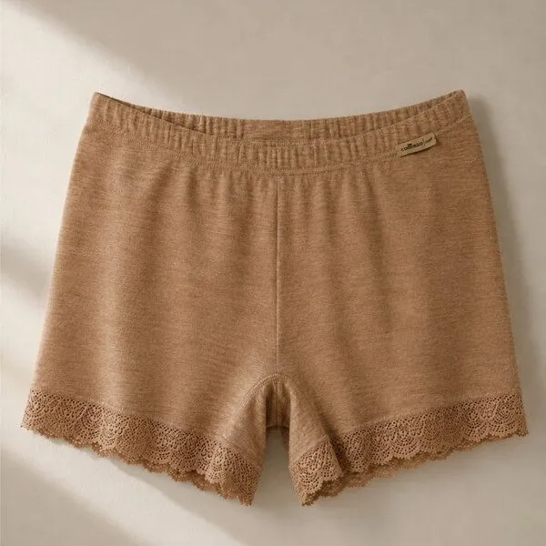 comazo|earth comazo|earth Wolle-Seide Panty | GOTS zertifiziert, Camel, – Produktbild 3 von 4