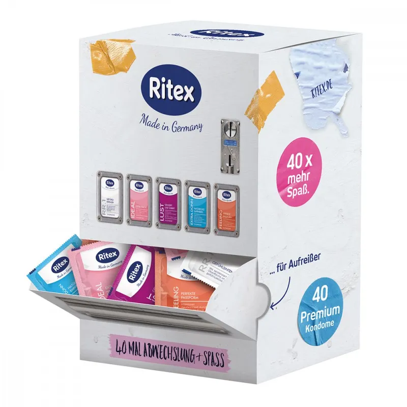 Ritex Ritex Kondome RITEX Kondomautomat 5 versch. Sorten Großpackung 40 Stück – Produktbild 6 von 6