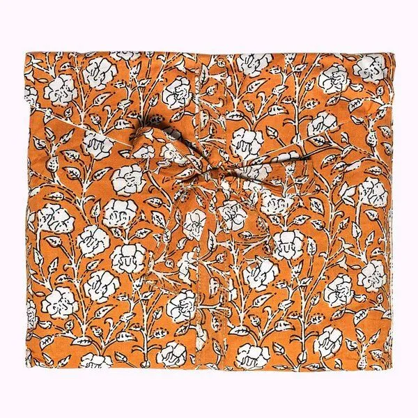 KIKOONI KIKOONI Baumwoll Pyjama "Sleepy K", Marigold bloom, – Produktbild 1 von 4