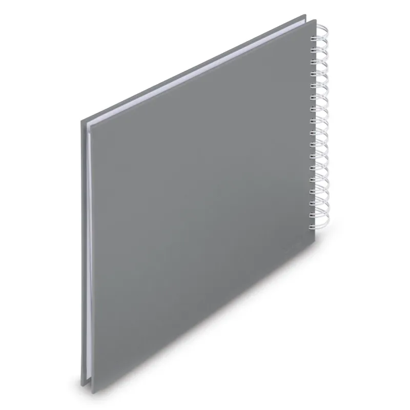 Hama Hama Spiral-Album "Fine Art", 28x24 cm, 50 weiße Seiten, Steingrau – Produktbild 3 von 6
