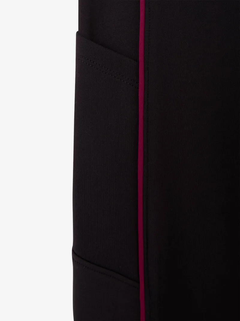 Vertbaudet Sportleggings SLIM mit Kontrast-Streifen Mädchen, Anthrazit, – Produktbild 3 von 3