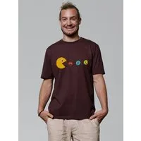 watapparel watapparel T-Shirt Unisex Pacmännchen, Red brown, – Produktbild 1 von 1