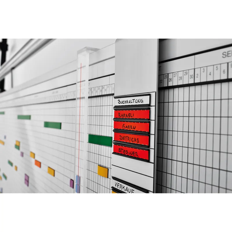 magnetoplan magnetoplan Whiteboard, Plantafel für Aktivitäten- und Urlaubsplaner für 45 Personen – Produktbild 1 von 6