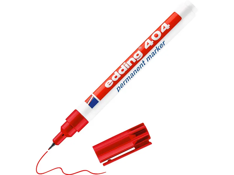 Edding Edding Permanentmarker "404" rot – Produktbild 2 von 3