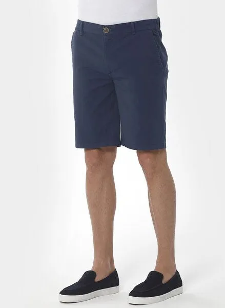 ORGANICATION ORGANICATION Chino-Shorts aus Bio-Baumwolle, Blau(navy), – Produktbild 3 von 4