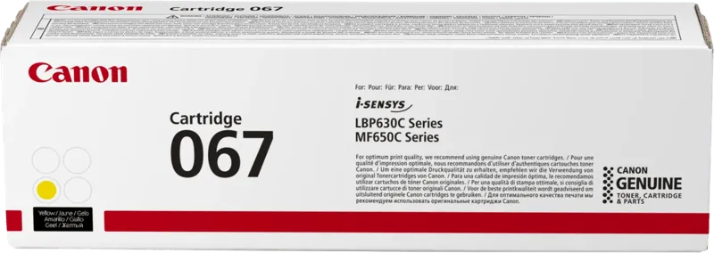 Canon Canon Druckkassette 067 gelb – Produktbild 2 von 2