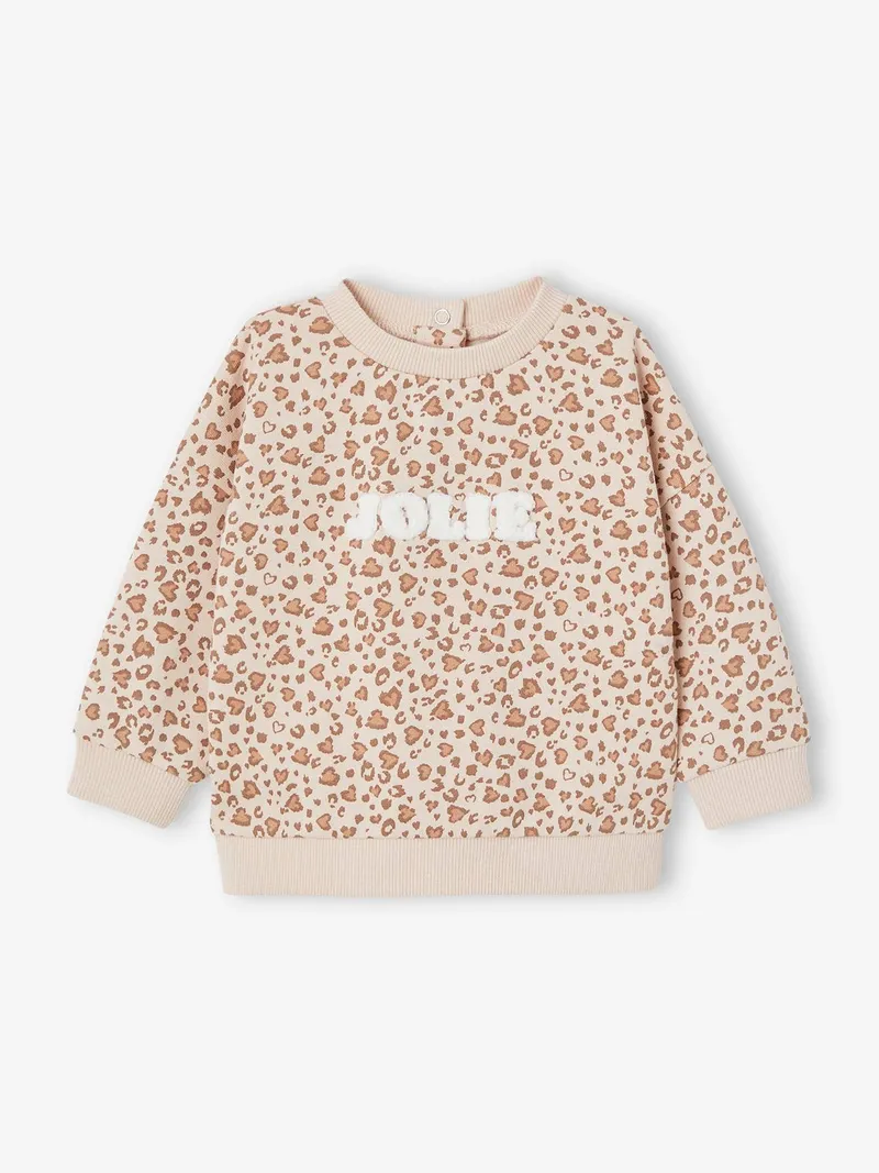 Vertbaudet Baby Set, Beige leo/ziegel, – Produktbild 2 von 4