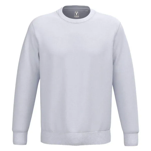 YTWOO YTWOO Basic Unisex-Sweatshirt aus nachhaltiger Baumwolle, Weiß, – Produktbild 1 von 2