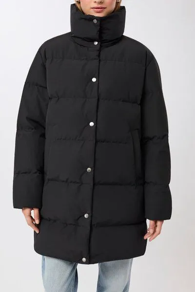 LangerChen LangerChen Jacke mit Stehkragen aus Eco Daune, Black (schwarz), – Produktbild 2 von 4