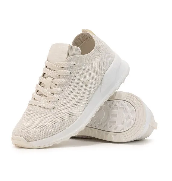 ECOALF ECOALF CONDENKNITAALF Leichter Knit-Sneaker Woman mit 60% Ocean yarn, Off white (weiß), – Produktbild 3 von 4